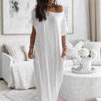 ⚡Vente éclair 👍Robe d'intérieur unie à manches chauve-souris pour femme, nuisette courte confortable et décontractée idéale au quotidien, vêtement de nuit pour toutes les saisons 
