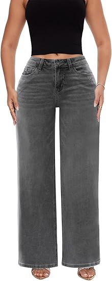 ⚡Vente Flash 👍Jean Baggy Magic ONESO – Jambes Larges Extensibles, Coupe Ventre Plat