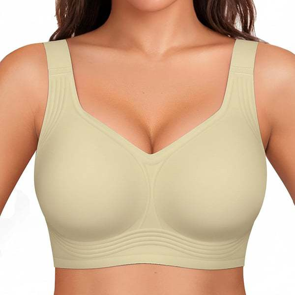 🔥 Meilleure vente | Soutiens-gorge en gelée pour femmes, sans armatures, couvrance totale, confortables et rembourrés, parfaits pour tous les jours. 