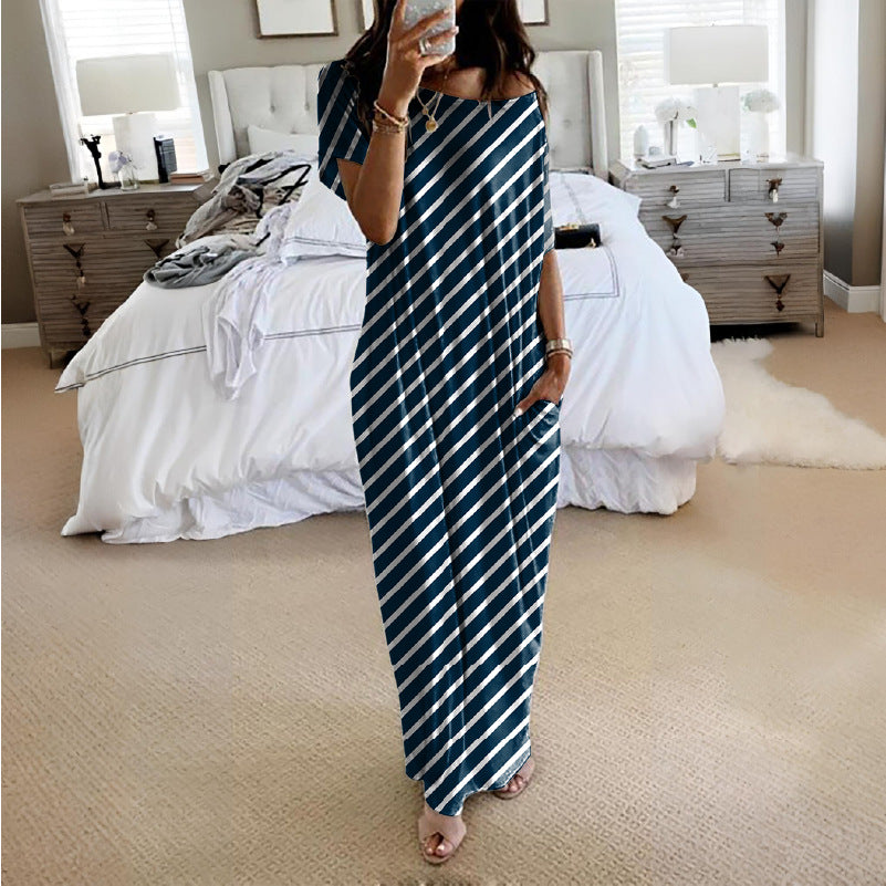 ⚡Vente éclair 👍Robe d'intérieur unie à manches chauve-souris pour femme, nuisette courte confortable et décontractée idéale au quotidien, vêtement de nuit pour toutes les saisons 