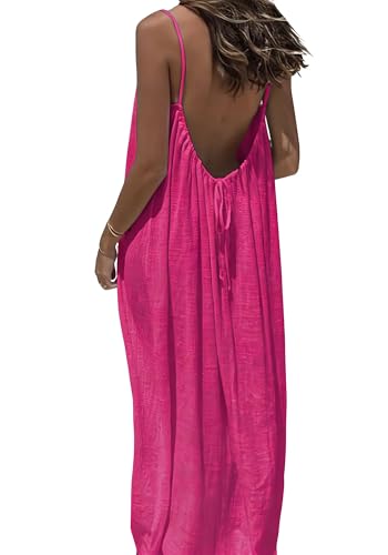 🔥 Meilleure vente | Robe d'intérieur unie à bretelles fines pour femme, robe longue élégante sans manches pour l'été, vêtement de nuit pour femme