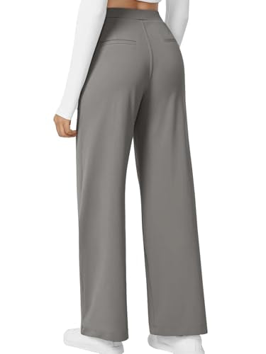 🔥 Meilleure vente | Pantalon de travail taille haute à jambes droites pour femme avec poches latérales